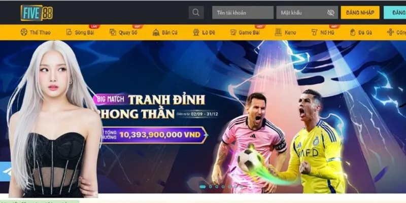 Five88 - Khám Phá Nhà Cái Cá Cược Trực Tuyến Đẳng Cấp 2025